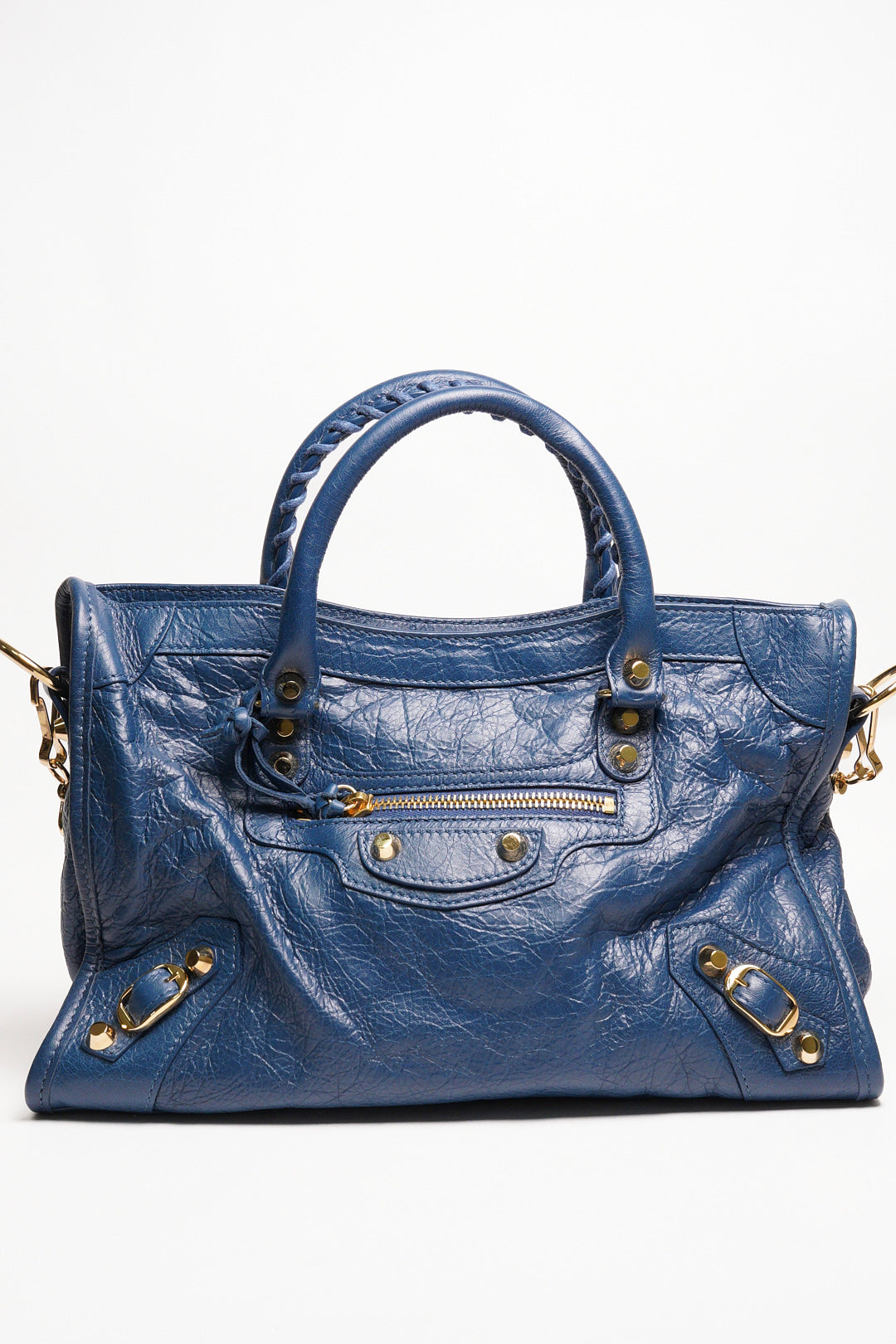 Balenciaga City Small Navy Blue Lambskin 海軍深藍色