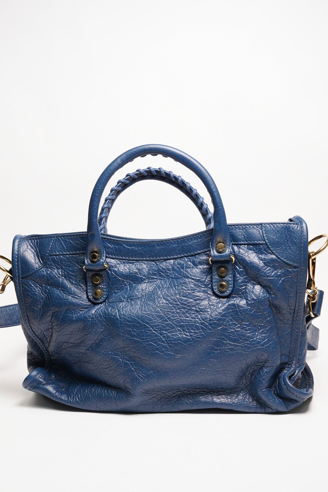 Balenciaga City Small Navy Blue Lambskin 海軍深藍色