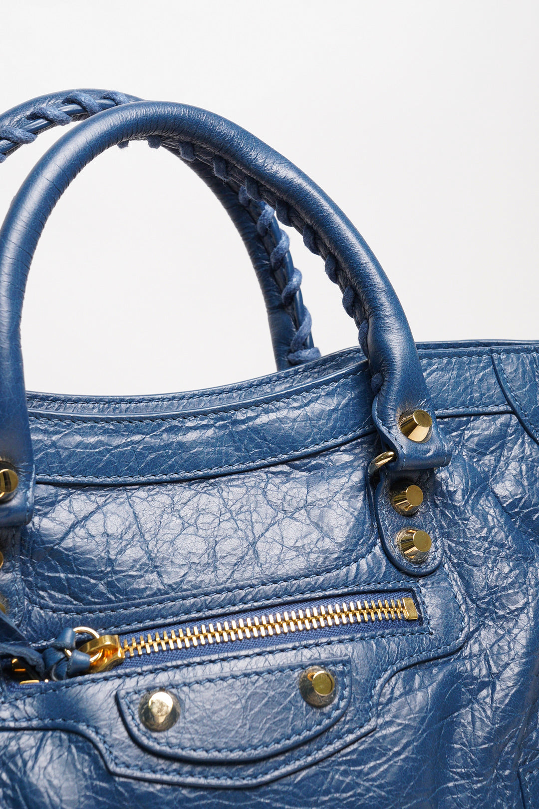 Balenciaga City Small Navy Blue Lambskin 海軍深藍色