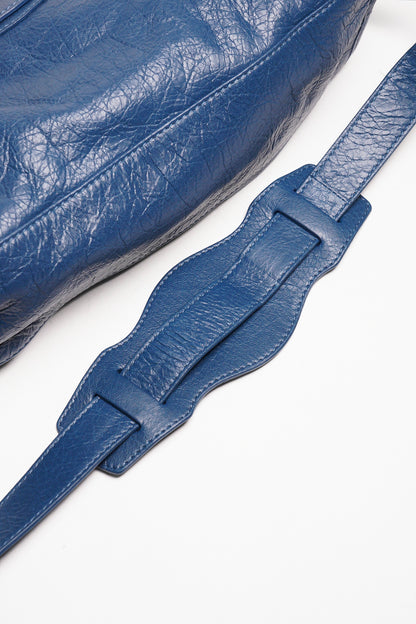 Balenciaga City Small Navy Blue Lambskin 海軍深藍色