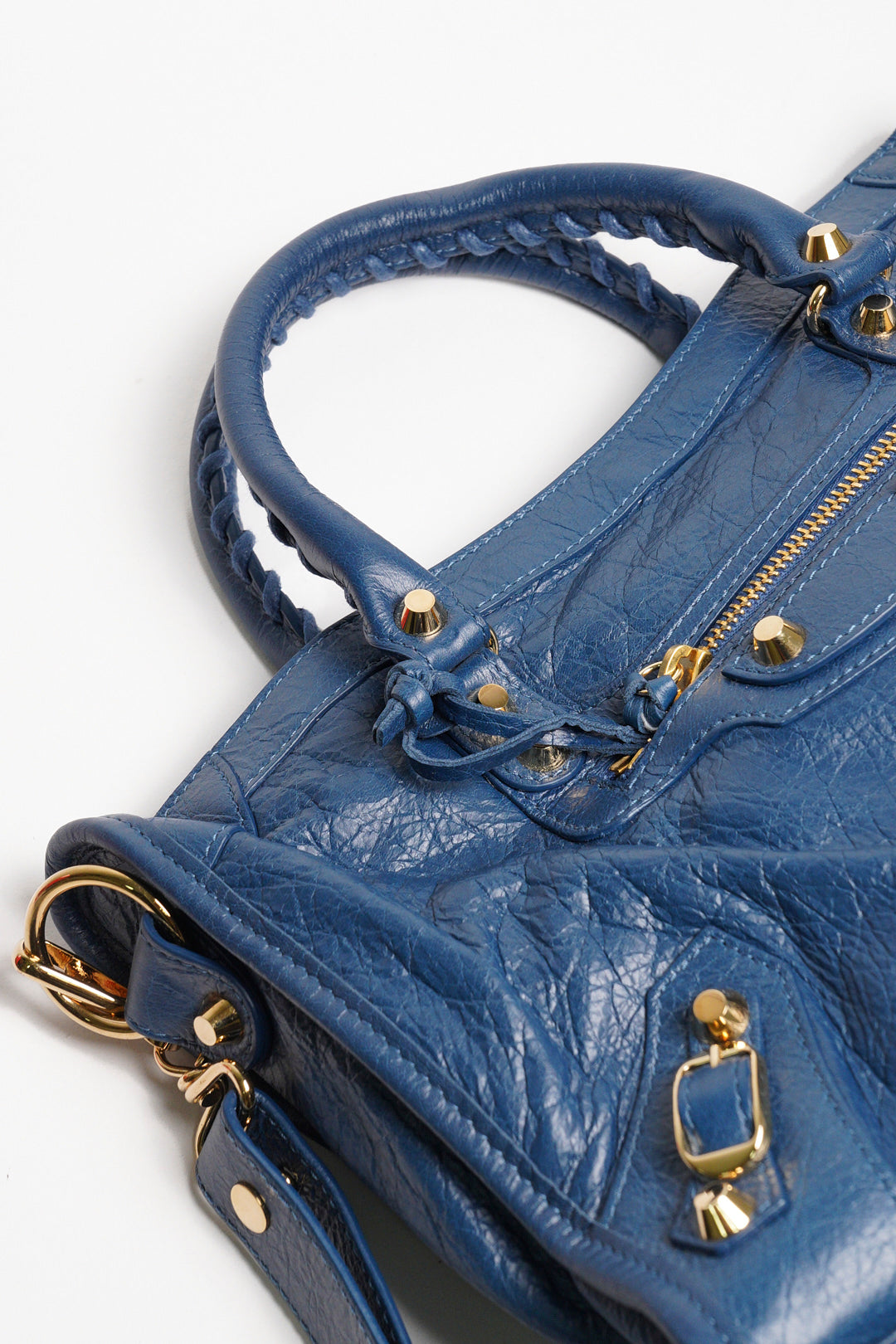 Balenciaga City Small Navy Blue Lambskin 海軍深藍色