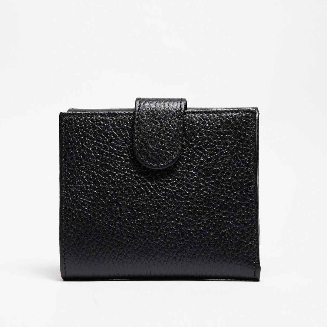 Gucci 女款黑色經典短夾