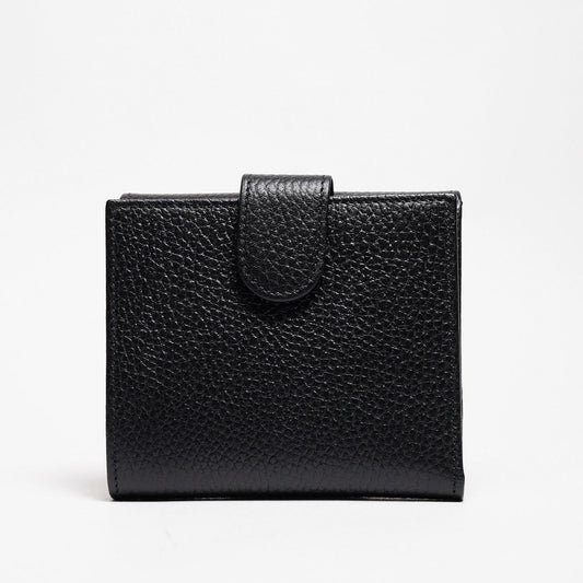 Gucci 女款黑色經典短夾