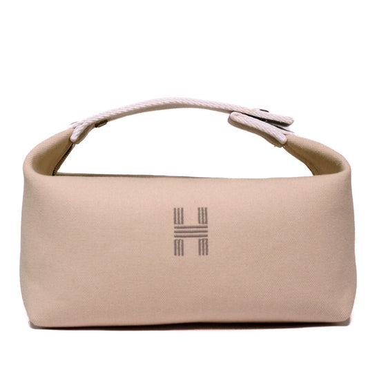 HERMES Bride-a-Brac 人字紋帆布便當袋