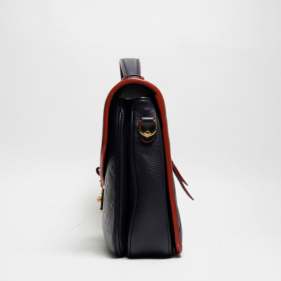 Louis Vuitton  Monogram Empreinte Pochette Metis 海軍藍