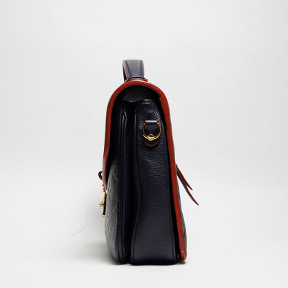 Louis Vuitton  Monogram Empreinte Pochette Metis 海軍藍