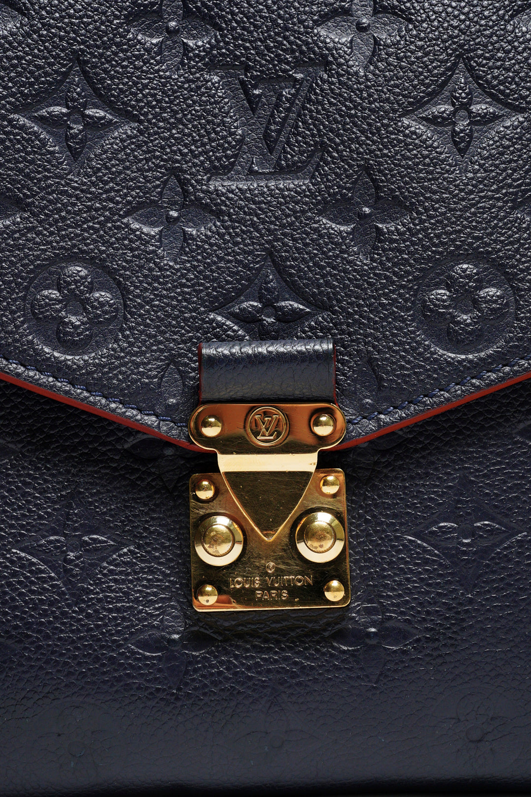 Louis Vuitton  Monogram Empreinte Pochette Metis 海軍藍