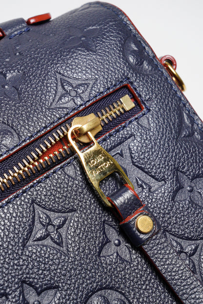 Louis Vuitton  Monogram Empreinte Pochette Metis 海軍藍