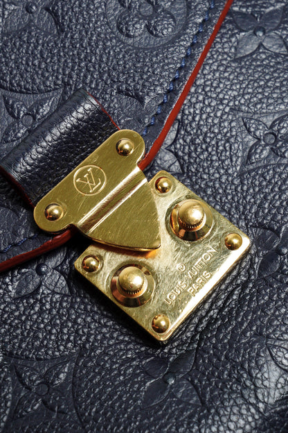 Louis Vuitton  Monogram Empreinte Pochette Metis 海軍藍