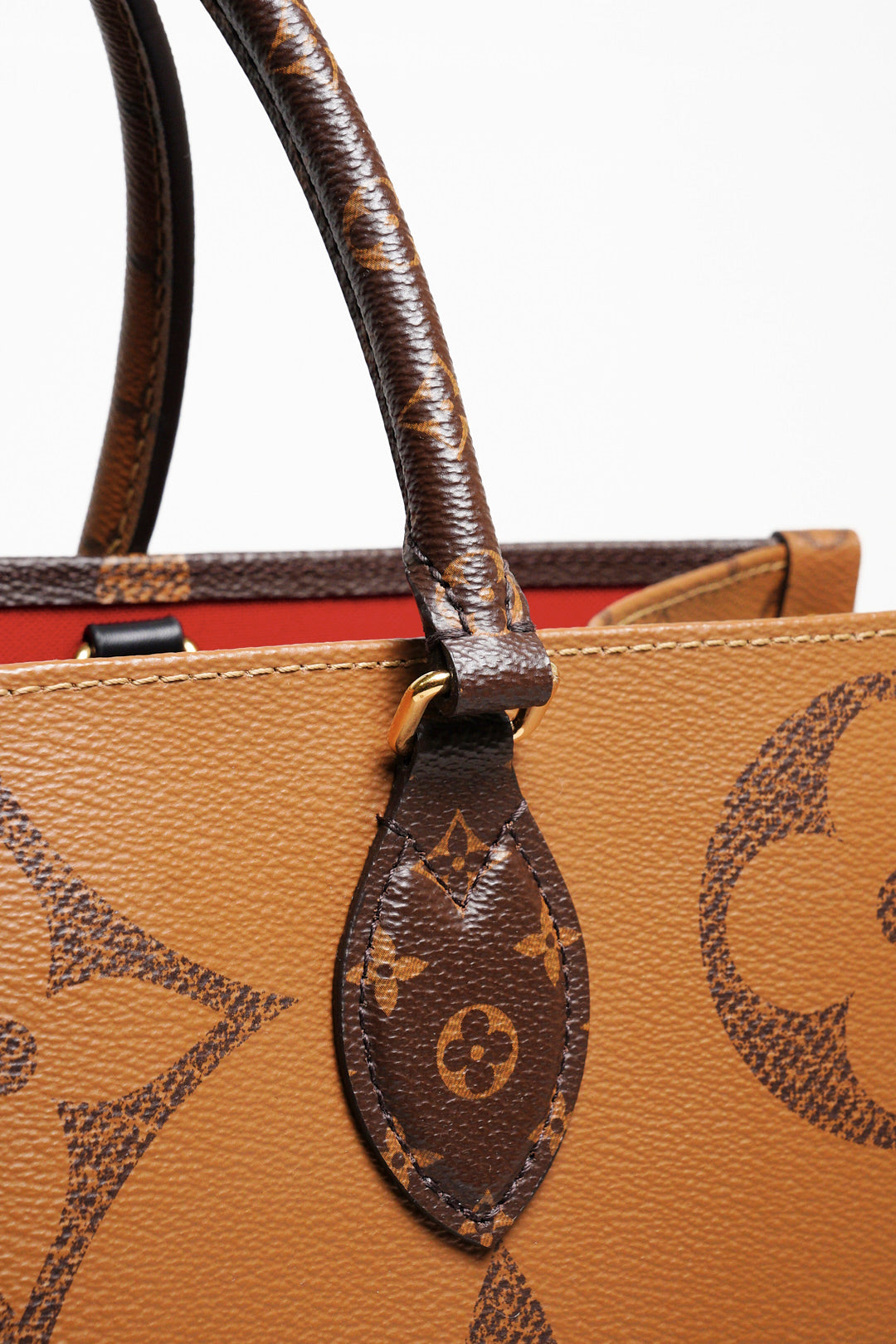 LOUIS VUITTON LV 路易威登 棕色 原花帆布 OnTheGo GM 兩用包