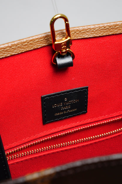 LOUIS VUITTON LV 路易威登 棕色 原花帆布 OnTheGo GM 兩用包