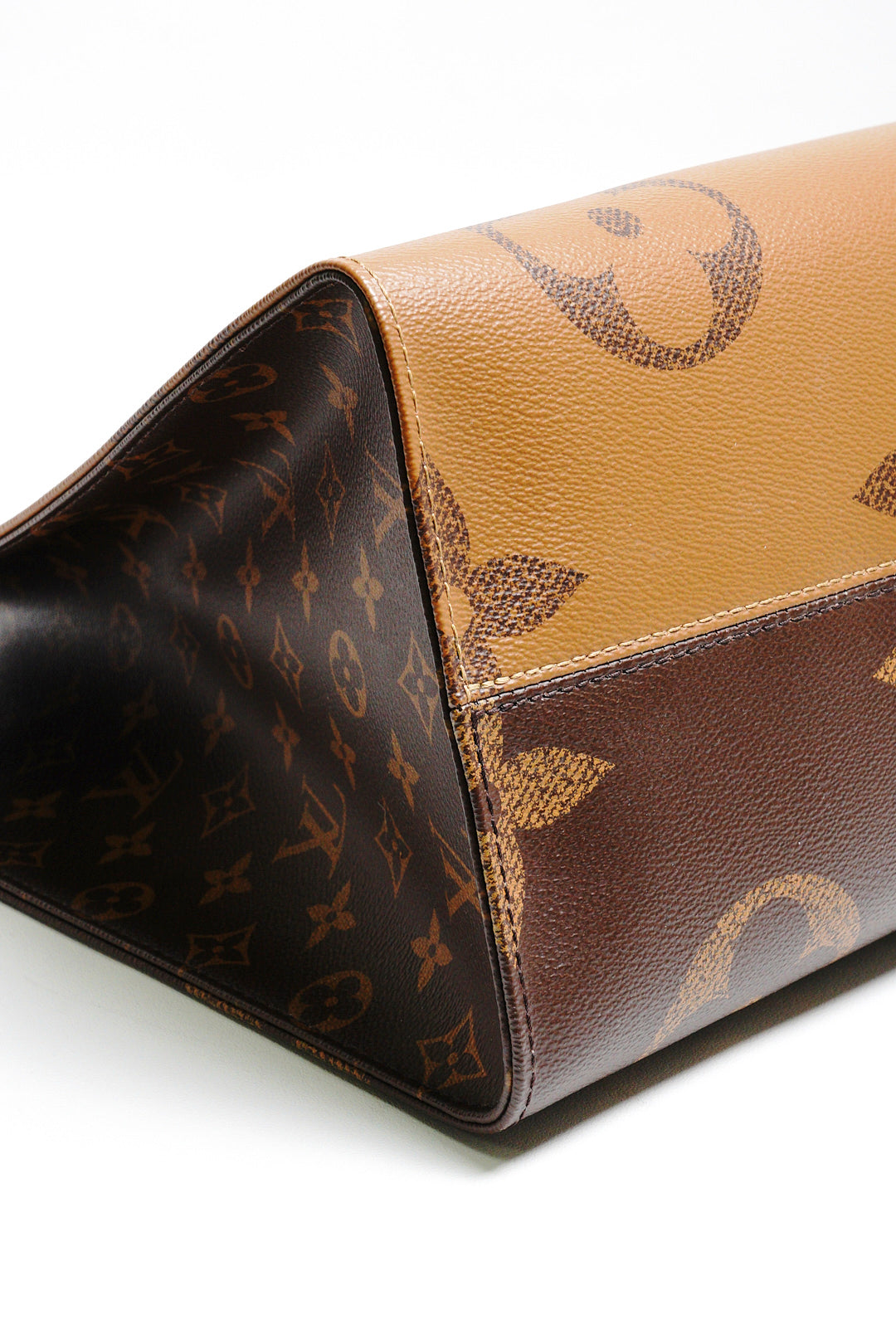 LOUIS VUITTON LV 路易威登 棕色 原花帆布 OnTheGo GM 兩用包