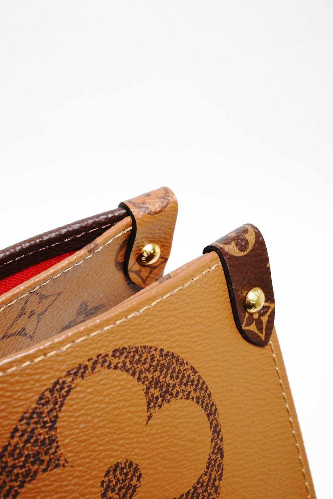 LOUIS VUITTON LV 路易威登 棕色 原花帆布 OnTheGo GM 兩用包