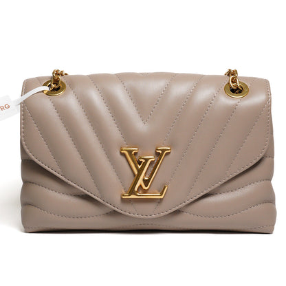 Louis Vuitton 波浪鏈條包 奶茶色