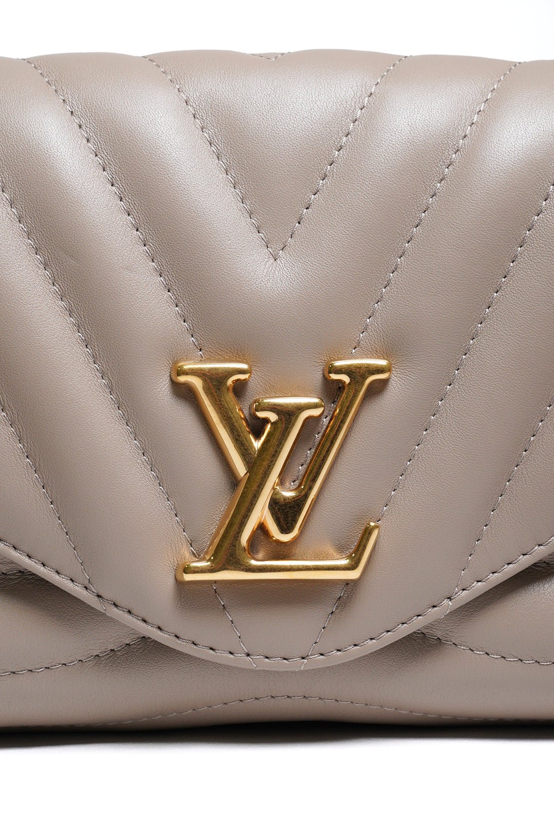 Louis Vuitton 波浪鏈條包 奶茶色