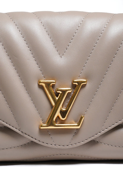 Louis Vuitton 波浪鏈條包 奶茶色