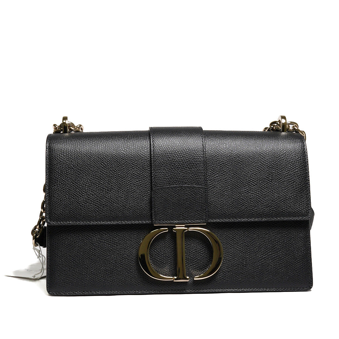 Dior Montaigne30 肩背包 黑金