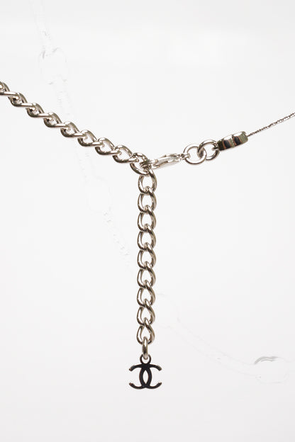 CHANEL Necklace 銀色七顆