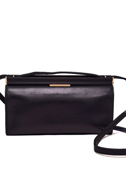 Hermès HERMES愛馬仕 clic h21黑色金扣 單肩斜挎包（近全新）