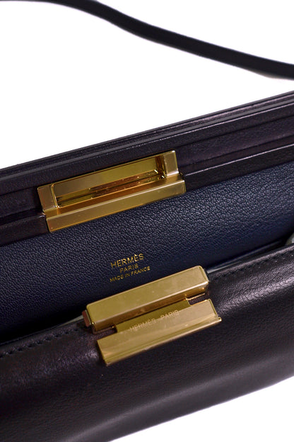 Hermès HERMES愛馬仕 clic h21黑色金扣 單肩斜挎包（近全新）