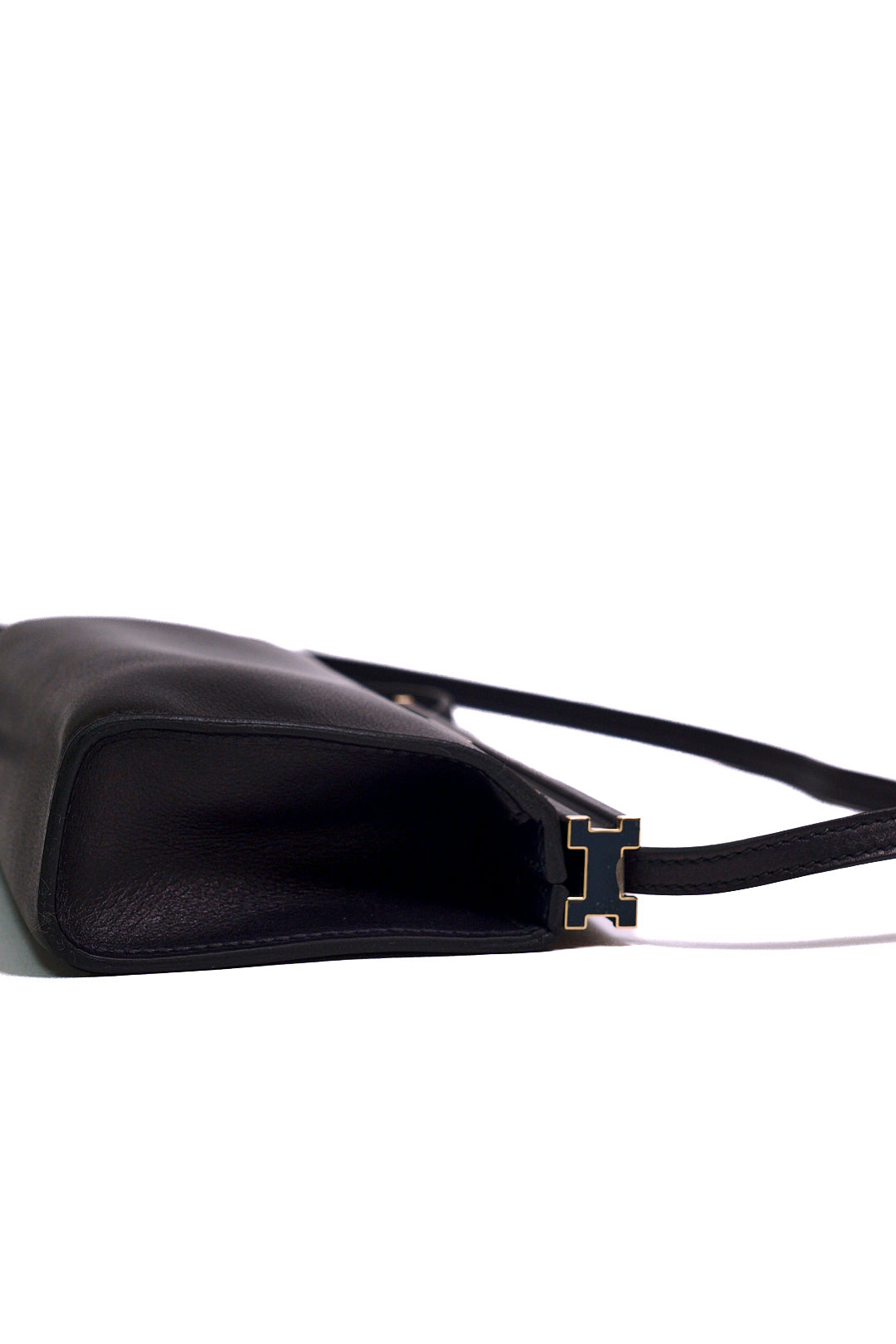 Hermès HERMES愛馬仕 clic h21黑色金扣 單肩斜挎包（近全新）