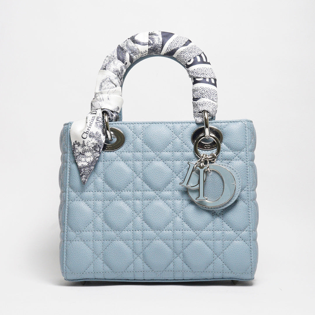 Lady Dior 黛紀包 小型包款 莫蘭迪藍