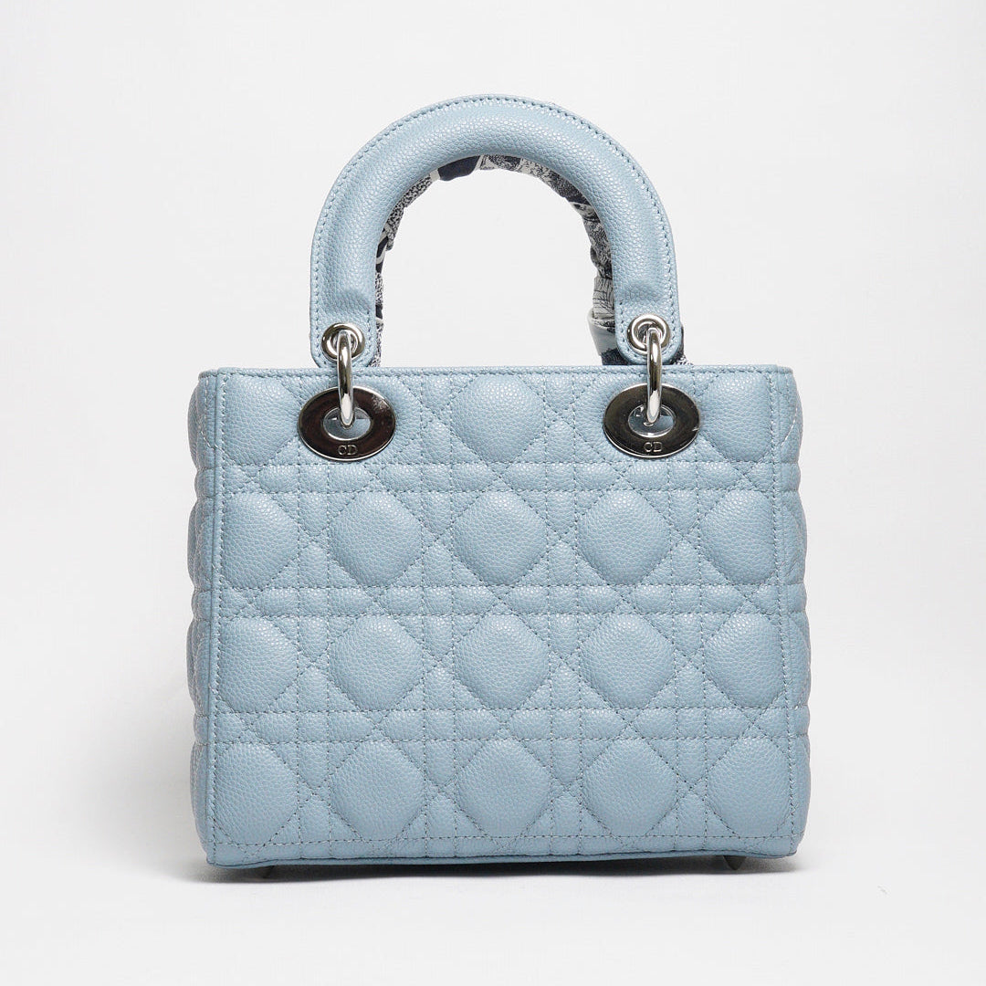 Lady Dior 黛紀包 小型包款 莫蘭迪藍