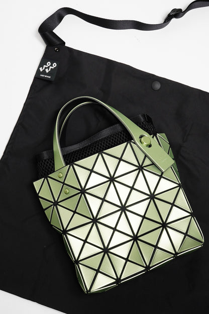 三宅一生 Carat 3x3手提包 綠色