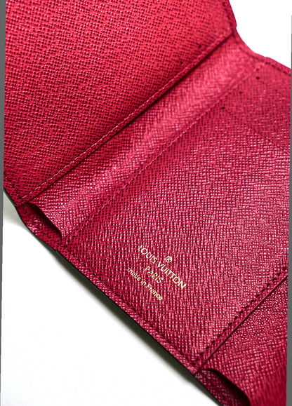 LOUIS VUITTON 經典色 Victorine 三折短夾(全新)