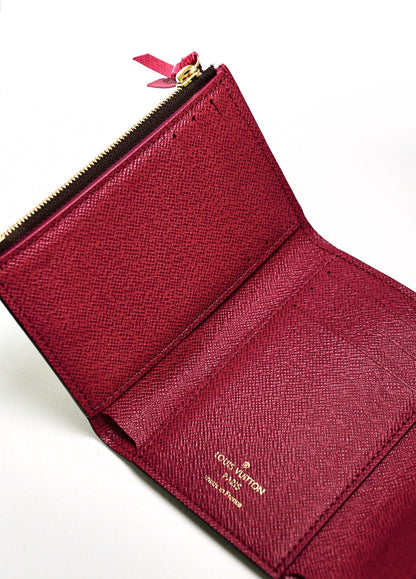 LOUIS VUITTON 經典色 Victorine 三折短夾(全新)