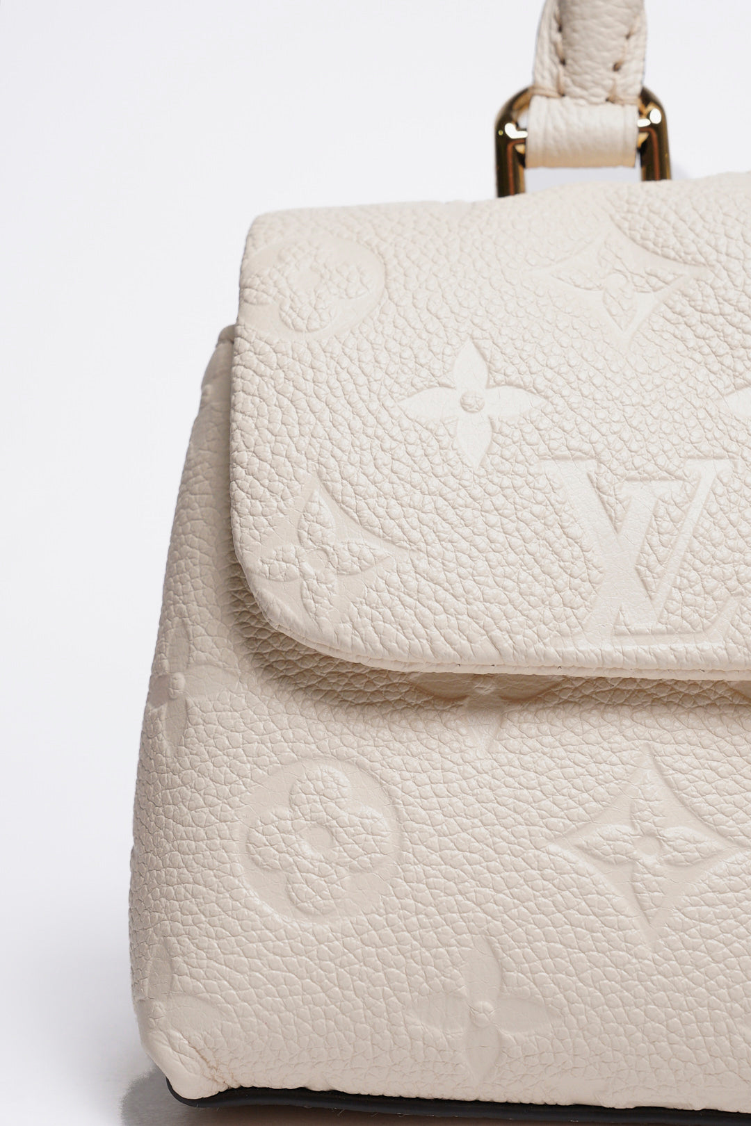 Louis Vuitton Nano Madeleine Monogram Empreinte 奶油色