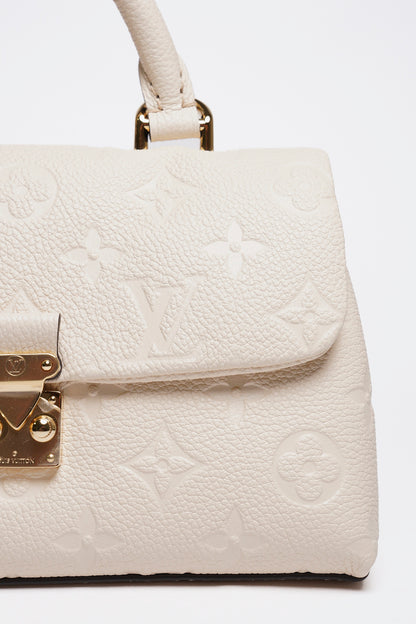 Louis Vuitton Nano Madeleine Monogram Empreinte 奶油色