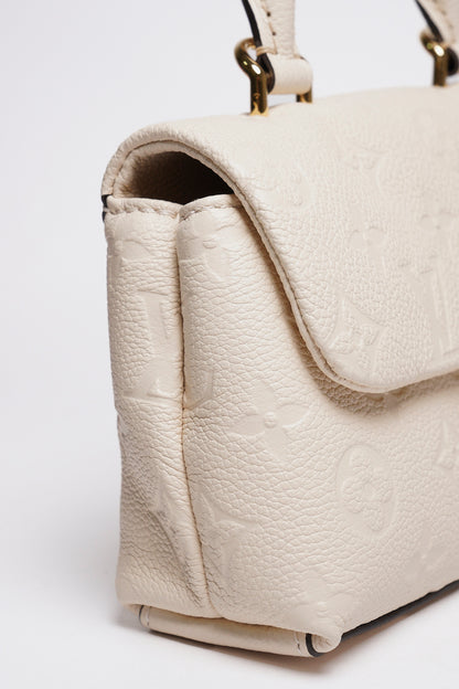 Louis Vuitton Nano Madeleine Monogram Empreinte 奶油色