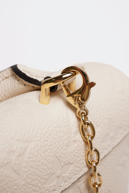 Louis Vuitton Nano Madeleine Monogram Empreinte 奶油色