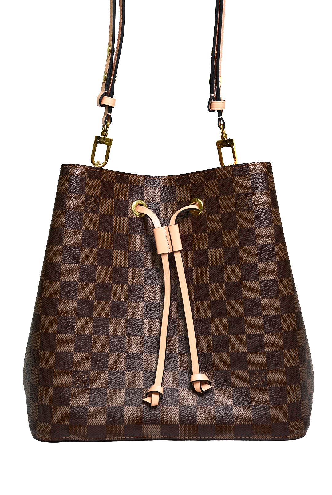 LOUIS VUITTON Venus Pink Damier Ebene Canvas NéoNoé MM