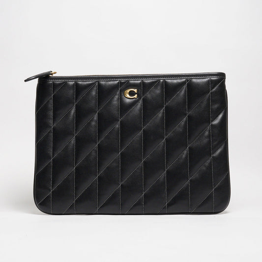 COACH POUCH 28 絎縫手拿包 一組2個