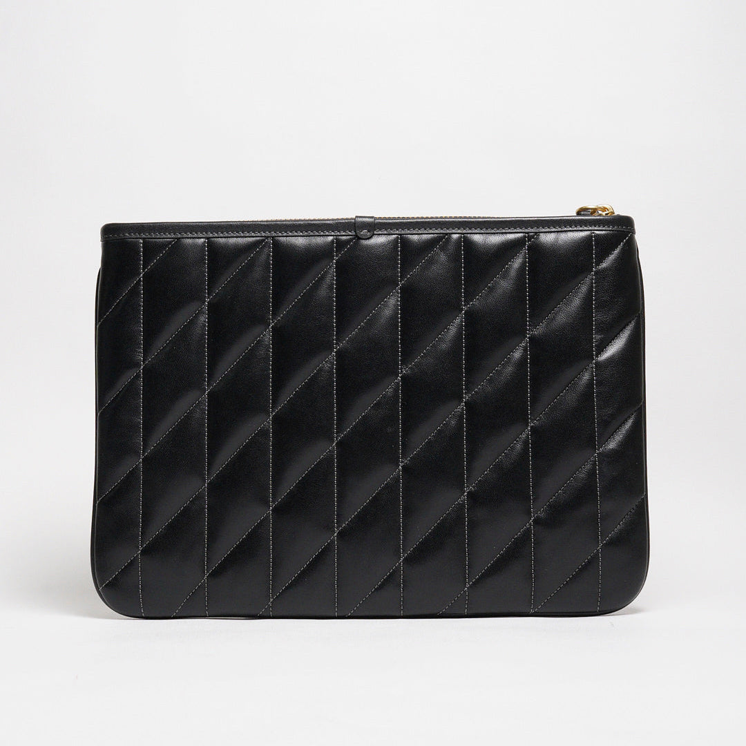 COACH POUCH 28 絎縫手拿包 一組2個