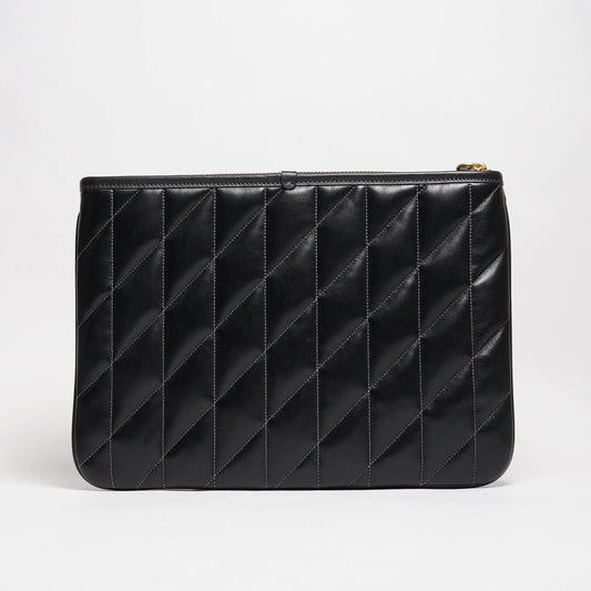 COACH POUCH 28 絎縫手拿包 一組2個