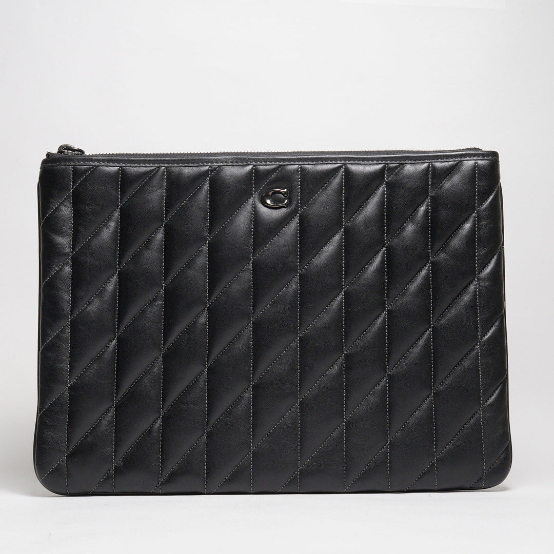 COACH POUCH 28 絎縫手拿包 一組2個