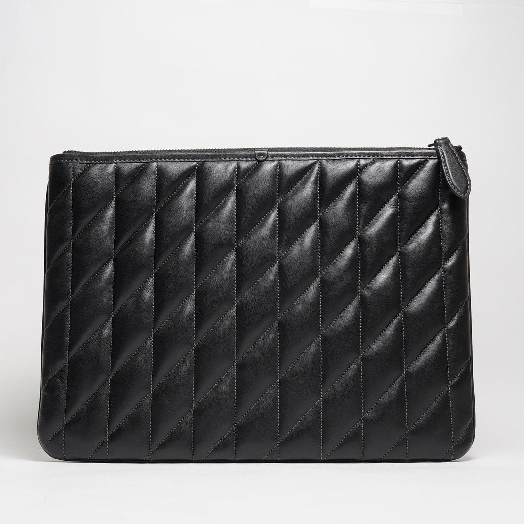 COACH POUCH 28 絎縫手拿包 一組2個