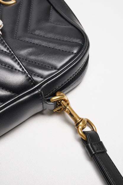 Gucci GG Marmont  皮革斜背包+手拿包+零錢包 一組3個