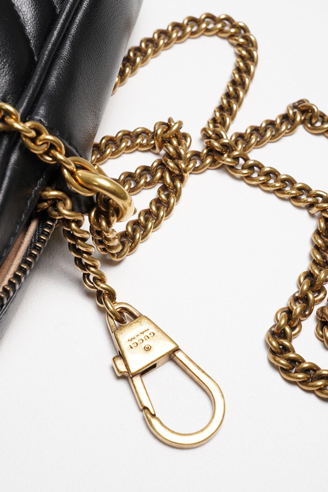 Gucci GG Marmont  皮革斜背包+手拿包+零錢包 一組3個
