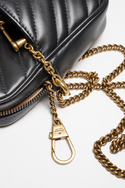Gucci GG Marmont  皮革斜背包+手拿包+零錢包 一組3個