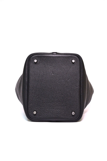 HERMES Picotin Lock 22cm T/C牛皮水桶包 銀扣（全新閒置包）