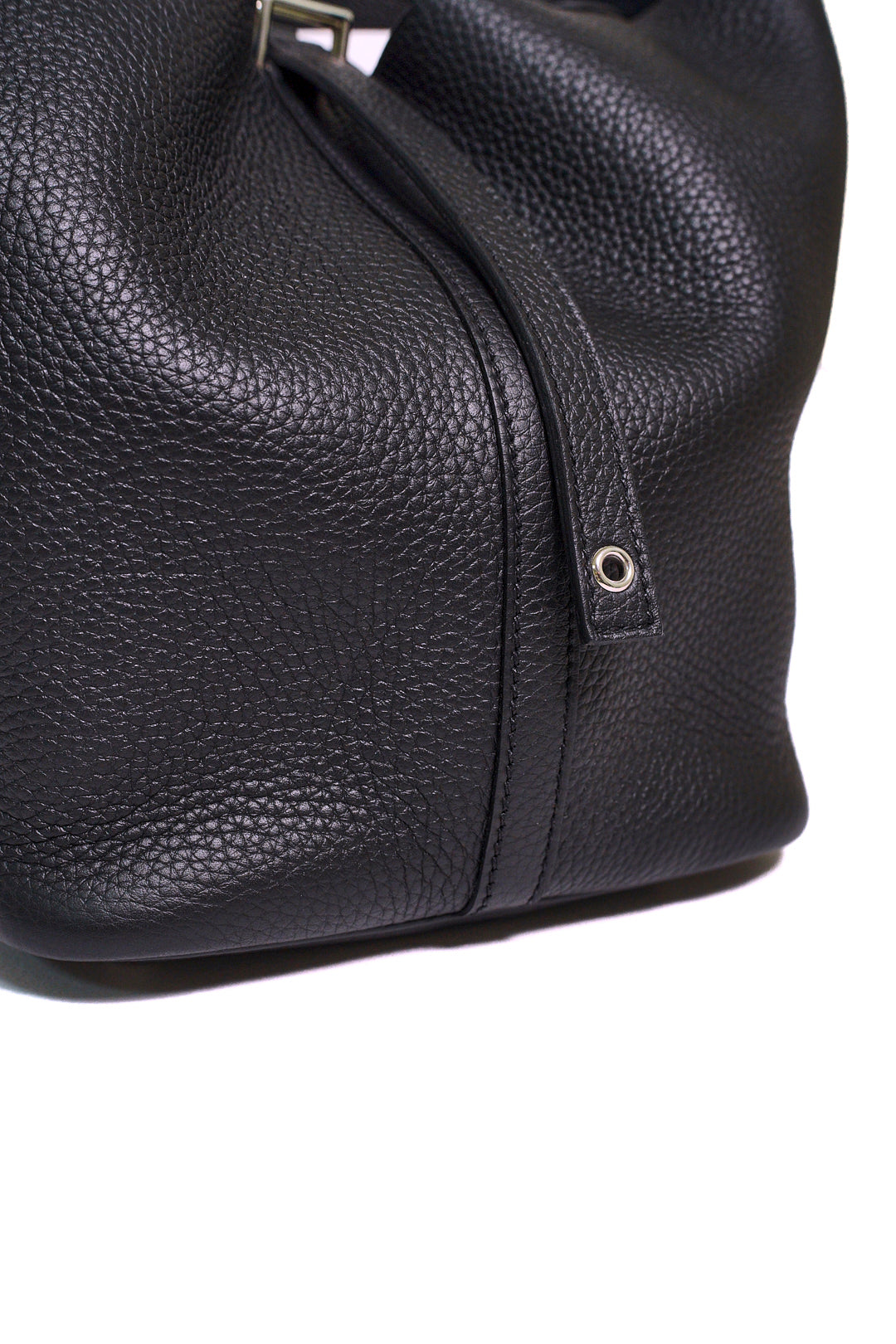 HERMES Picotin Lock 22cm T/C牛皮水桶包 銀扣（全新閒置包）