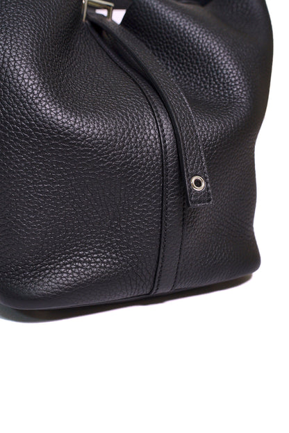 HERMES Picotin Lock 22cm T/C牛皮水桶包 銀扣（全新閒置包）