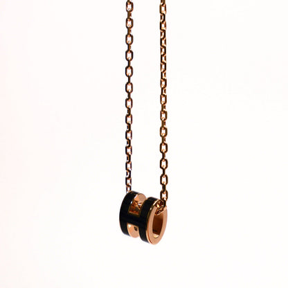 HERMES MINI POP H 黑金項鍊