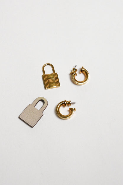 Hermès 耳環 O'Kelly 耳環 金色五金