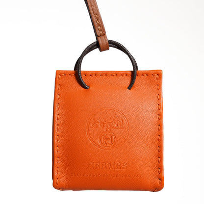 HERMÈS  Sac Orange Bag 掛件 93 Orange Agneau 阿格諾