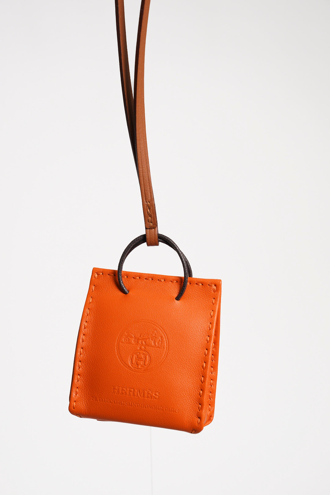 HERMÈS  Sac Orange Bag 掛件 93 Orange Agneau 阿格諾